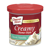 Duncan Hines Frosting Creamy Homestyle Classic Vanilla Full-Size Picture